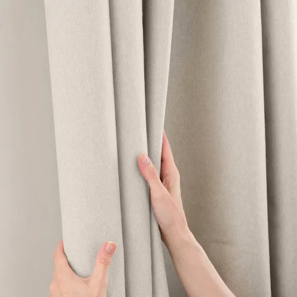 Luna Brushed Pencil Pleat Curtains (Blackout Available) 4