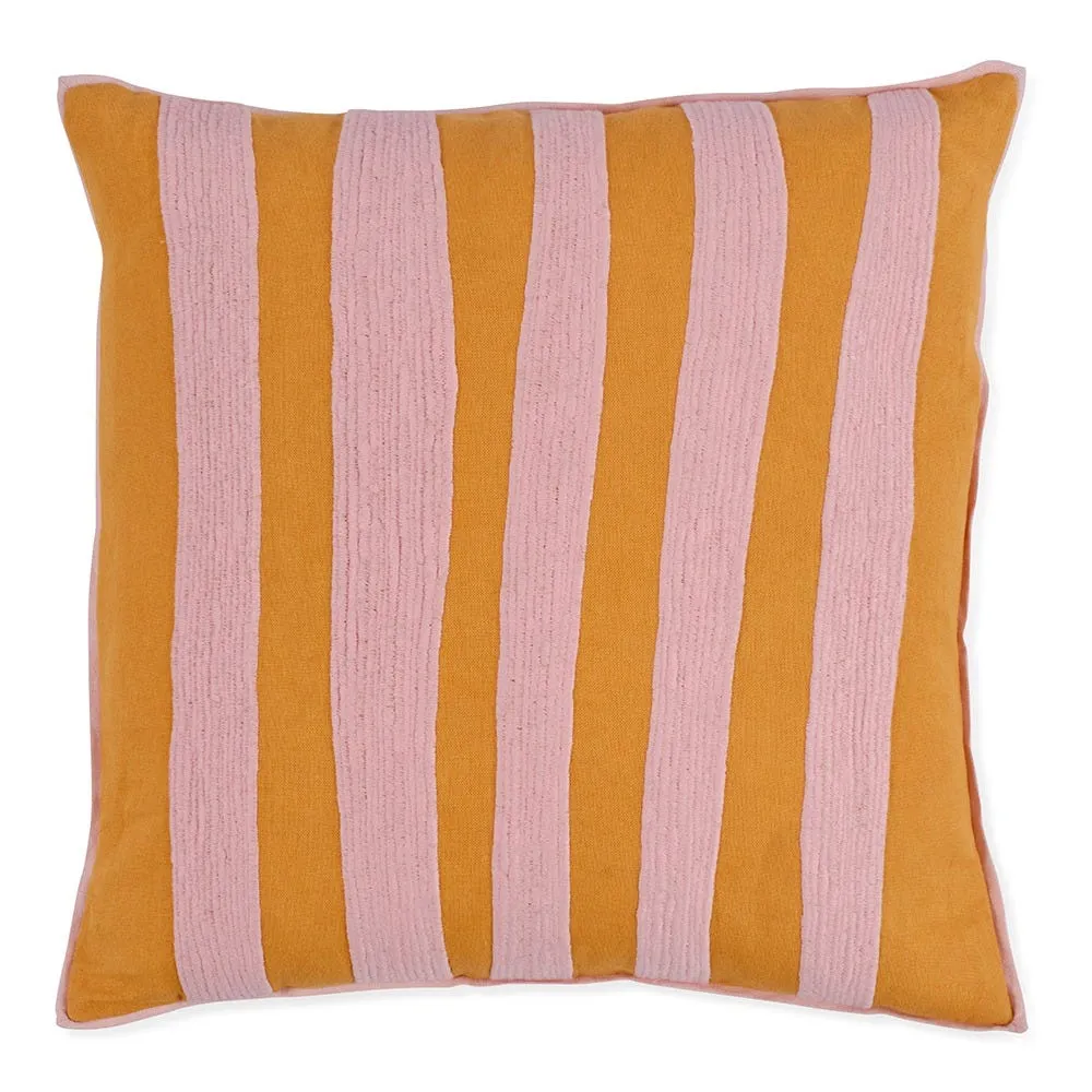 Heal's + LF Markey Heal's + L.F.Markey Stripe Cushion Pink 2