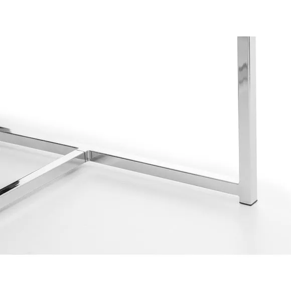 Scala 4 Seater Rectangular Dining Table, White 3