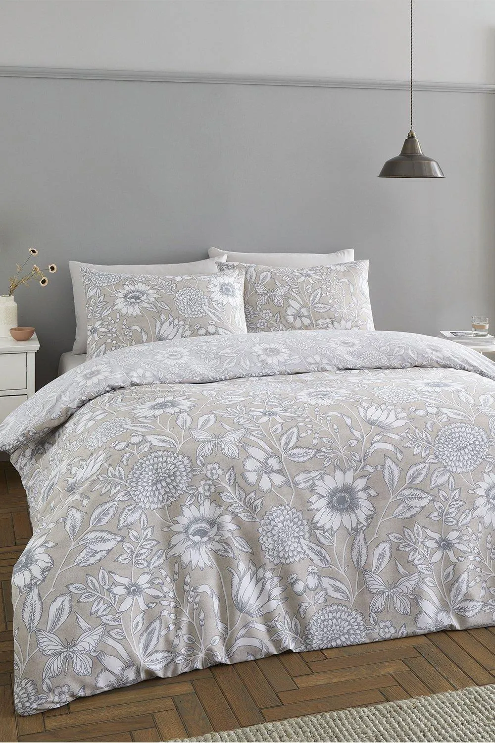 Tapestry Floral Single Duvet Set