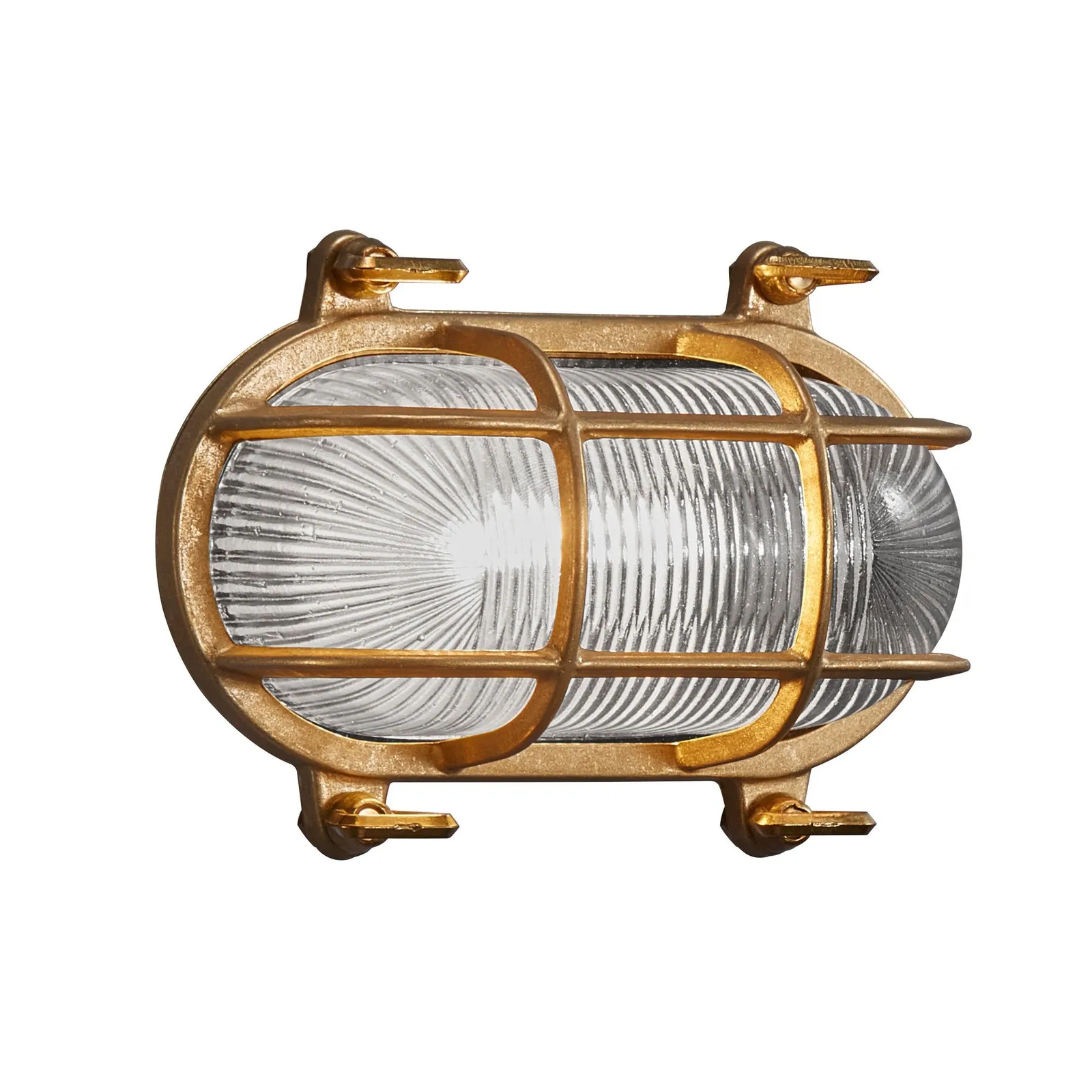 Nordlux Helford Outdoor Wall Light Brass Brass Garden E27 IP64 Mains in Gold 2