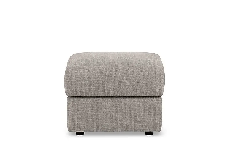 Bella Square Fabric Storage Footstool