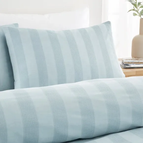 Dixon Waffle 100% Cotton Duvet Cover & Pillowcase Set 2