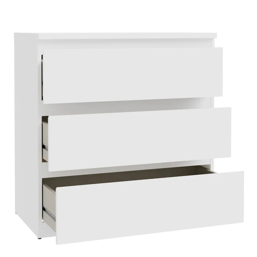 Furniture To Go Edmore 3 Drawer Chest in White 5