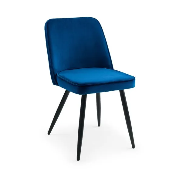 Burgess Set of 2 Dining Chairs, Velvet 3