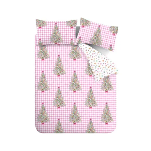 Catherine Lansfield Christmas Sweets and Treats Polycotton Duvet Cover & Pillowcase Set 5