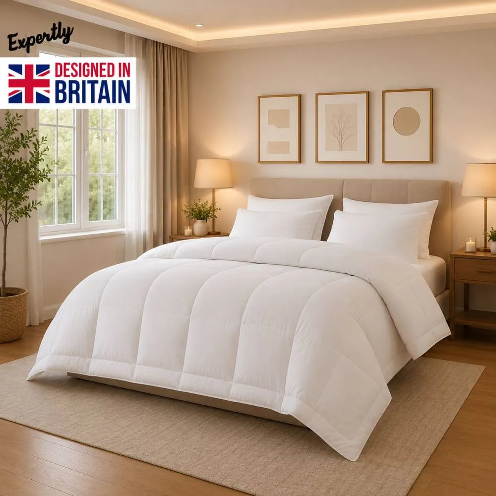 Grace Duvet 10.5 Tog Supersoft All Season Comfort in White