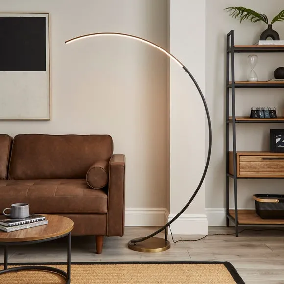 Quinlan Exaggerated Touch Dimmable Arc Floor Lamp