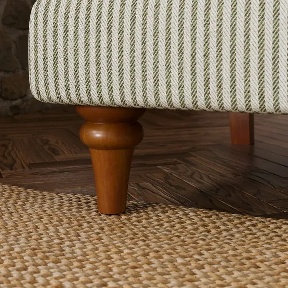 Beatrice II Herringbone Stripe 2 Seater Sofa 5