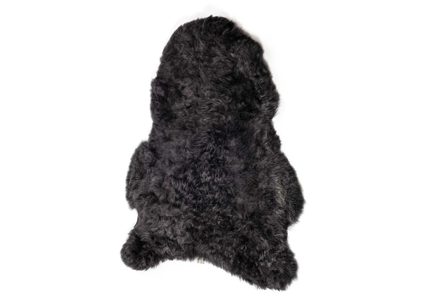 The Organic Sheep Icelandic Sheepskin Shorthaired Rug Graphite