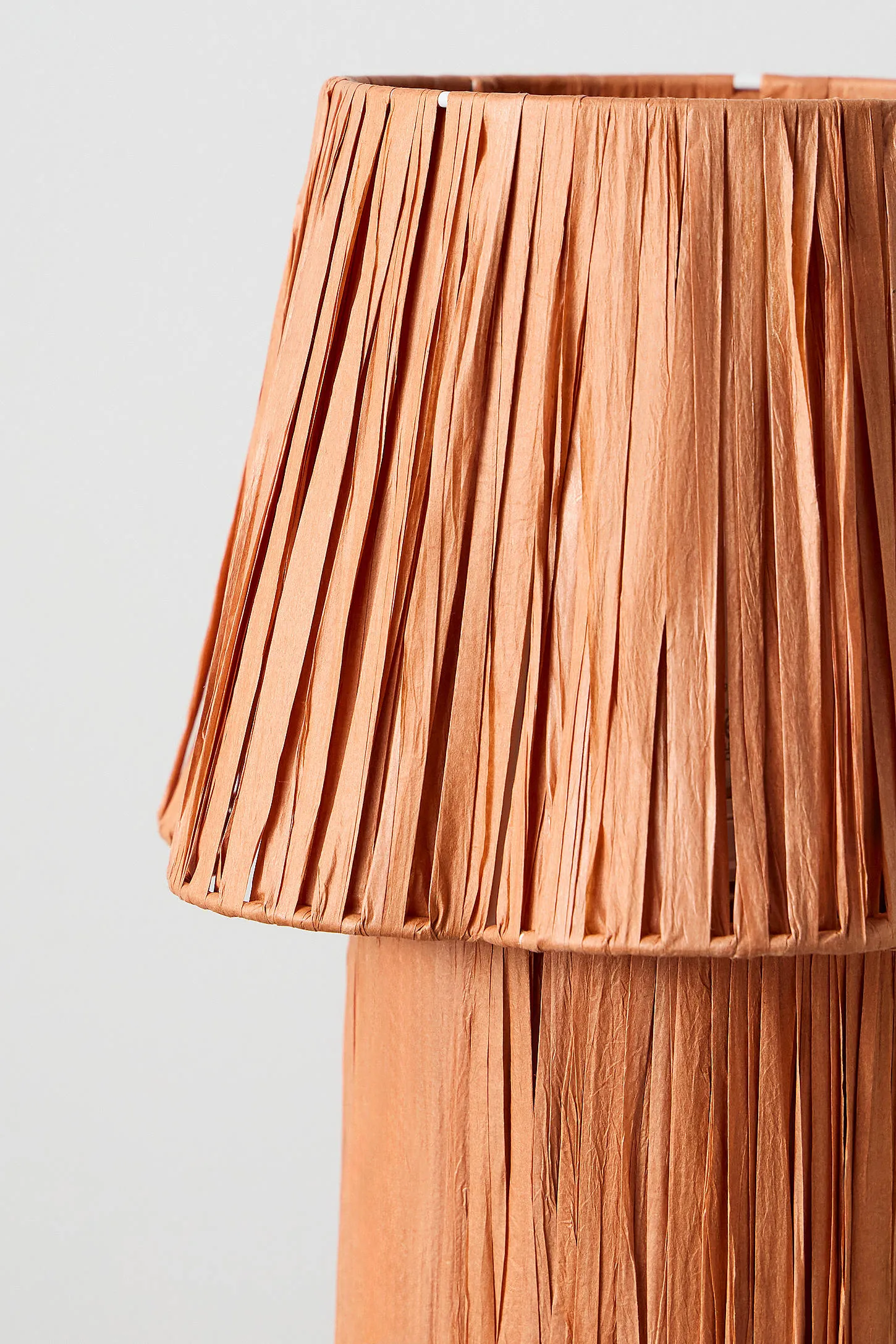 Paper Crepe Table Lamp - Orange 3
