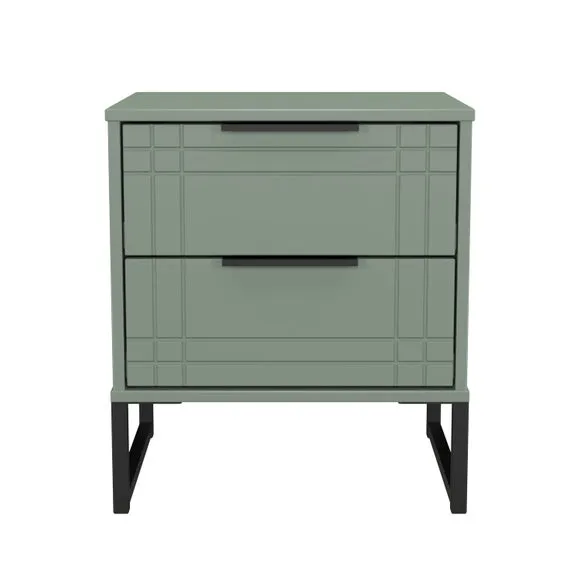 Darlton 2 Drawer Bedside Table 2