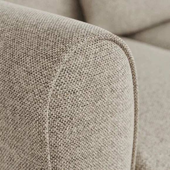 Blake Basket Weave Texture Corner Chaise Sofa 5