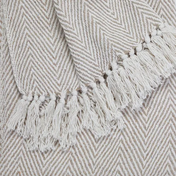 Jenson Herringbone Throw Blanket 2