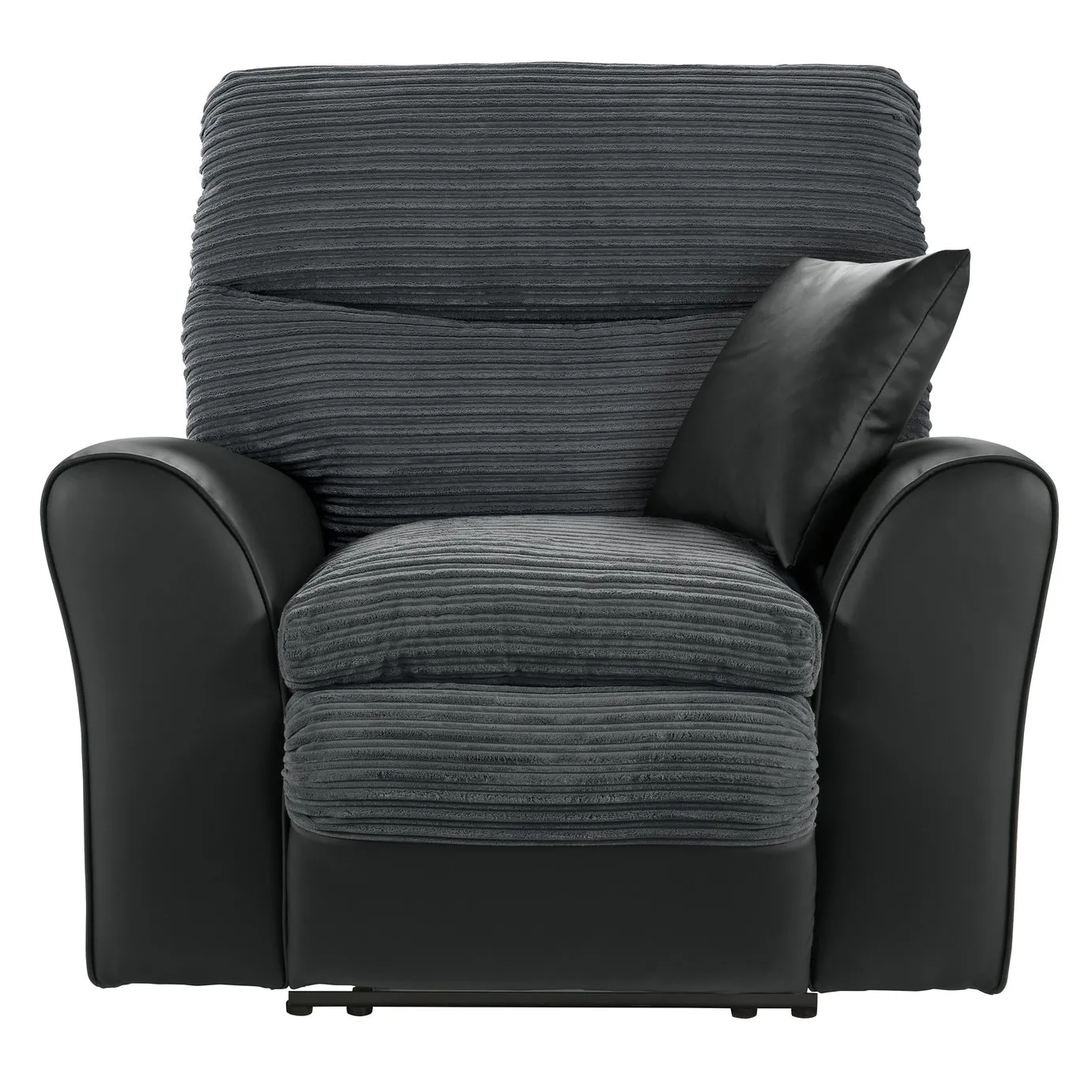 Argos Home Harry Recliner Fabric Chair - Charcoal