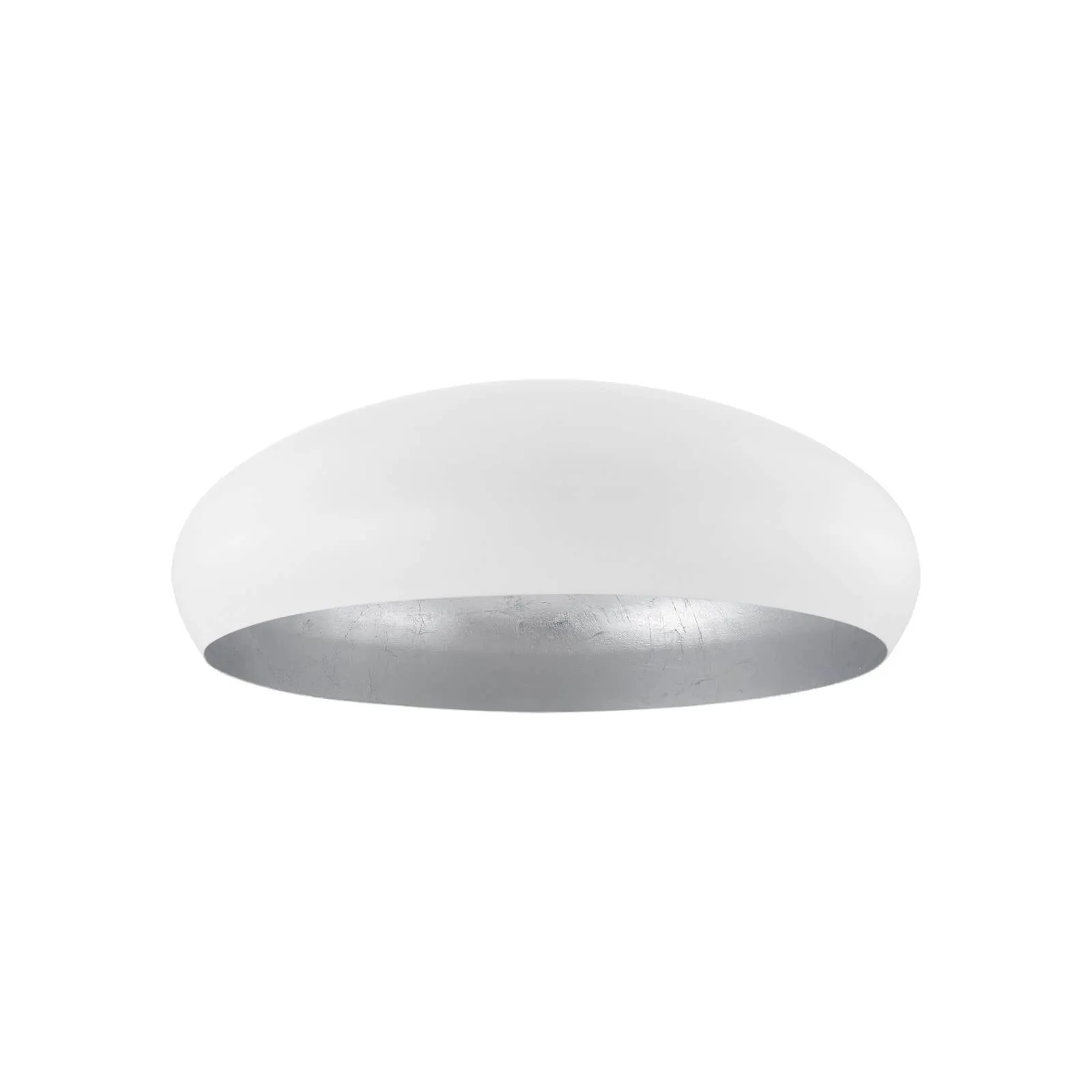 Eglo Mogano Modern Metallic Easyfit Shade - White & Silver
