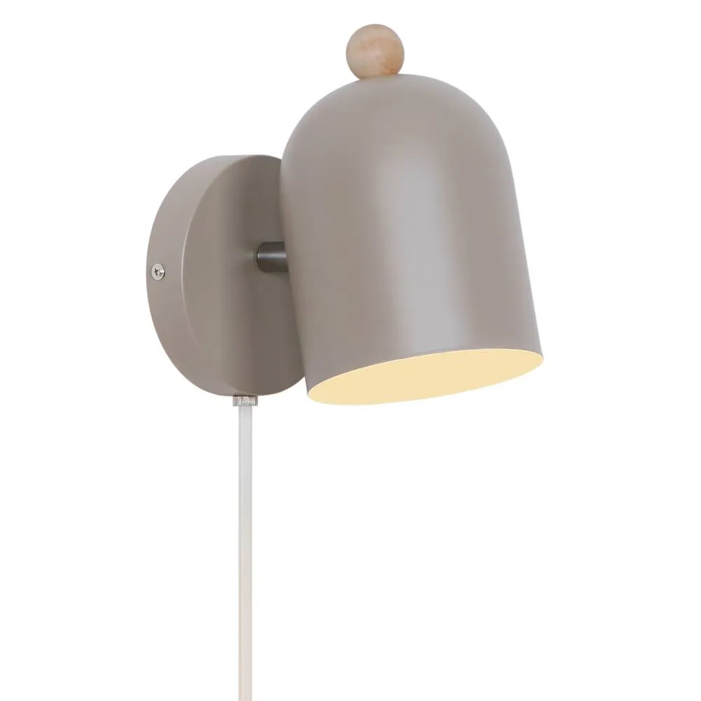 Nordlux Gaston - Wall light - Light brown, Brown