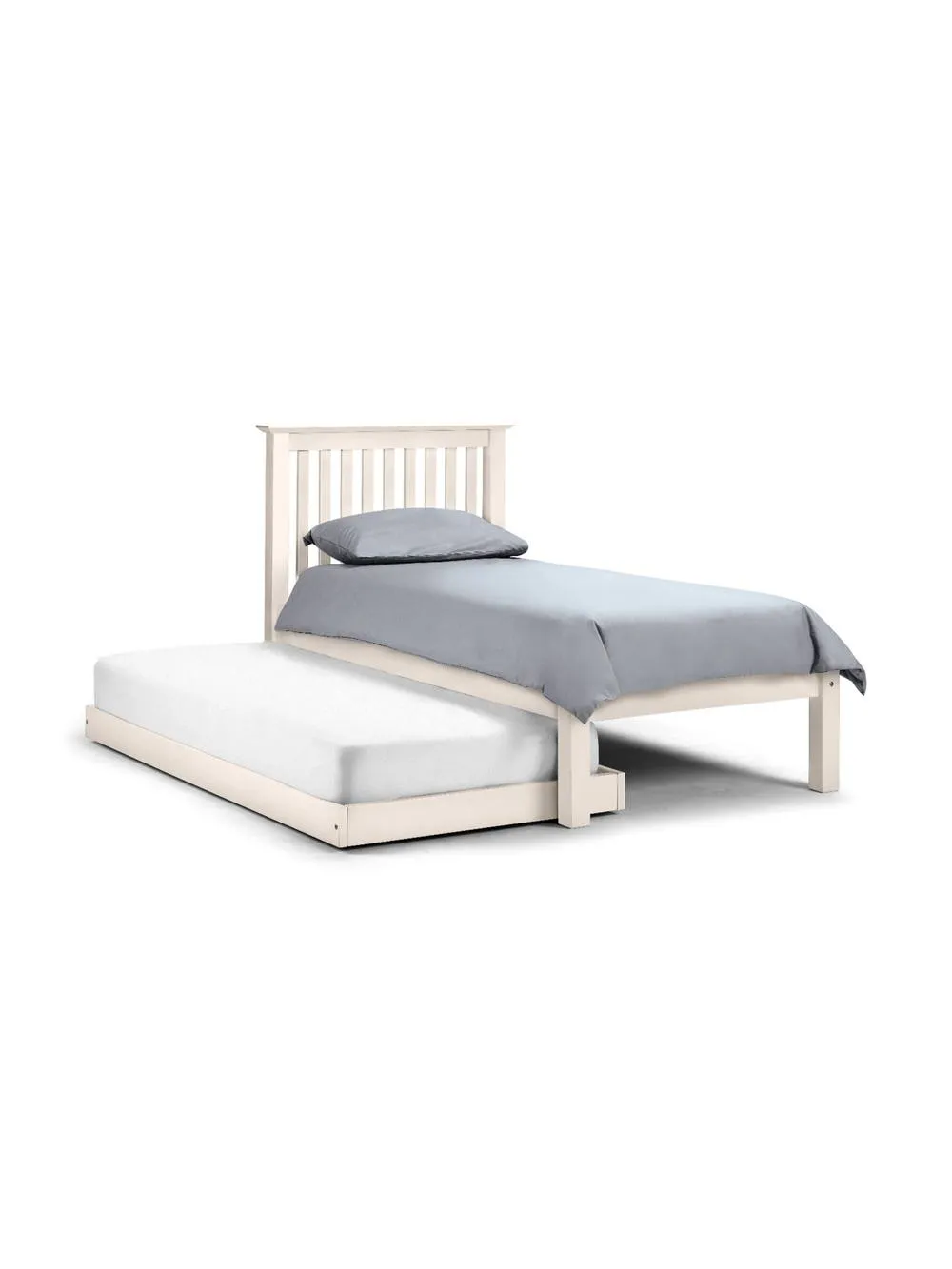 Julian Bowen Barcelona Hideaway Trundle Bed in White 2