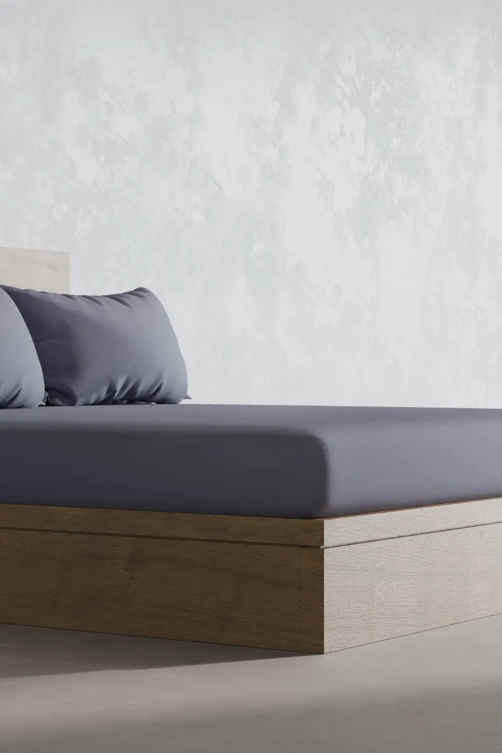 Panda London 100% Bamboo Pillowcases in Dark Grey 3