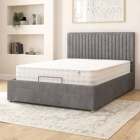 Grant Plush Velvet Adjustable Bed 2