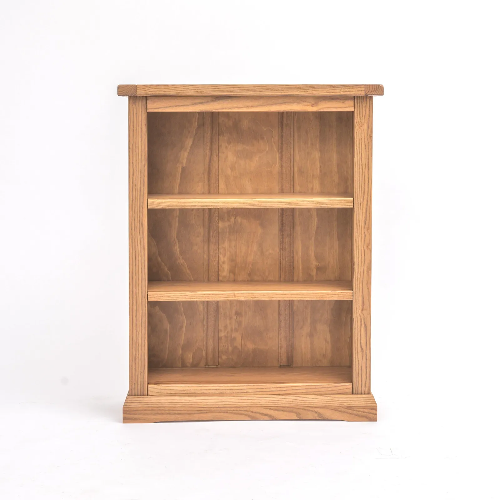 Cabinet Bits Bookcase with Plinth 90x70x25cm in Light Brown