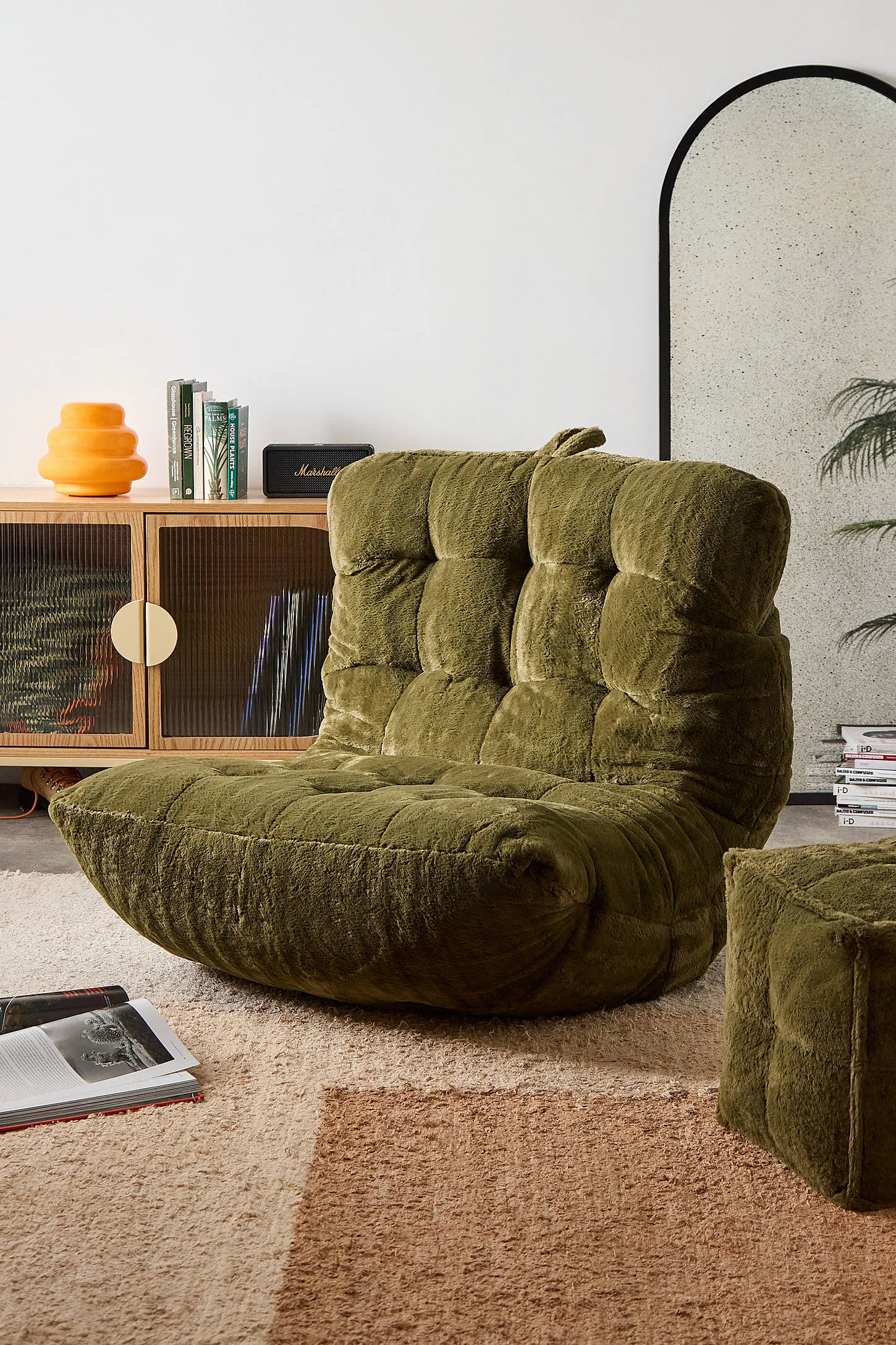 Greta Teddy Bean Bag - Green