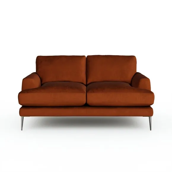 Lawson Matte Plush Velvet 2 Seater Sofa 6