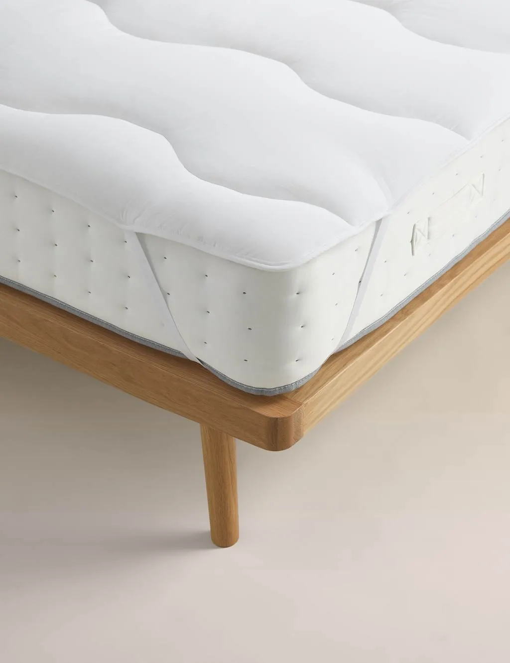 M&S Stay Cool Pure Cotton Mattress Topper White