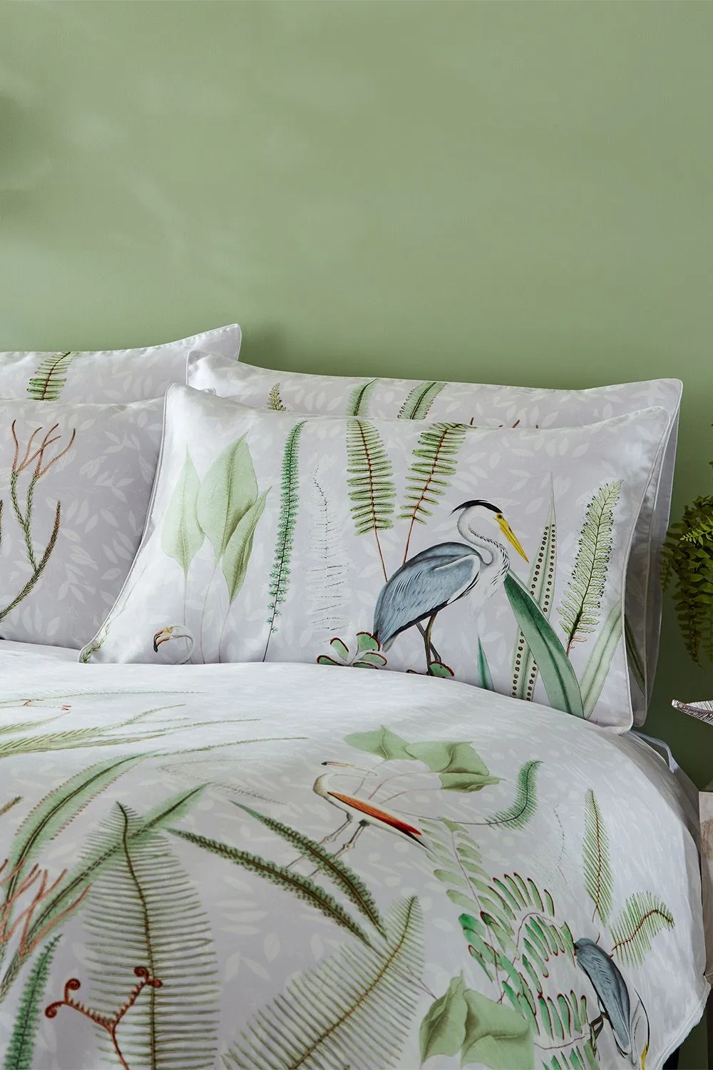 Paoletti Aaliyah Botanical 100% Cotton Duvet Cover Set 5