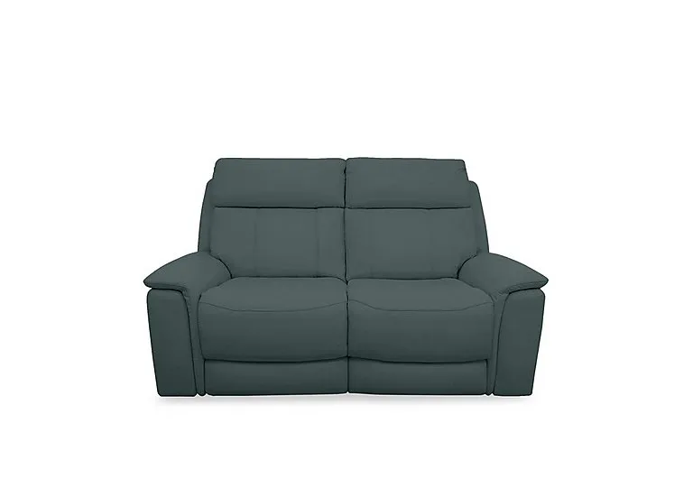 Chill Leather 2 Seater Power Recliner Sofa with Bluetooth - BV Lake Green