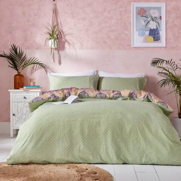 Global Patchwork Duvet Cover and Pillowcase Set 2