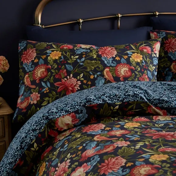 Dreams & Drapes Bejewelled 100% Cotton Duvet Cover & Pillowcase Set 2