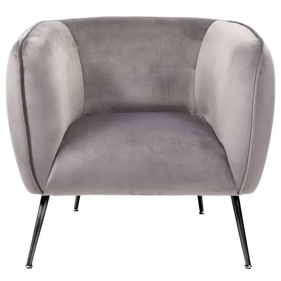 Lucca Velvet Tub Chair 3