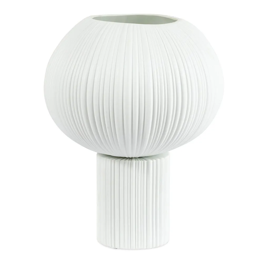 Heal's Sea Urchin Porcelain Table Lamp White 2