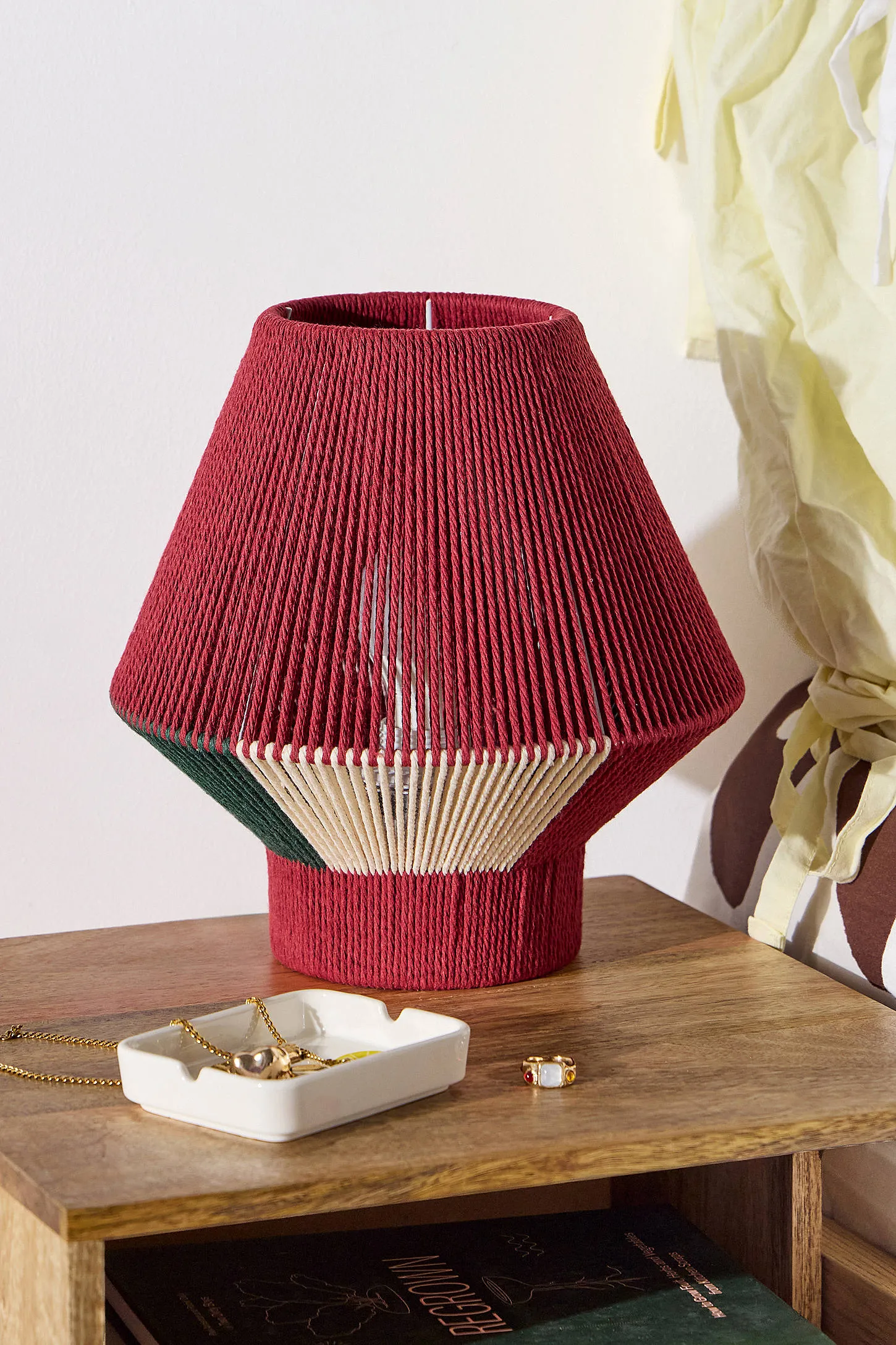 String Table Lamp - Red