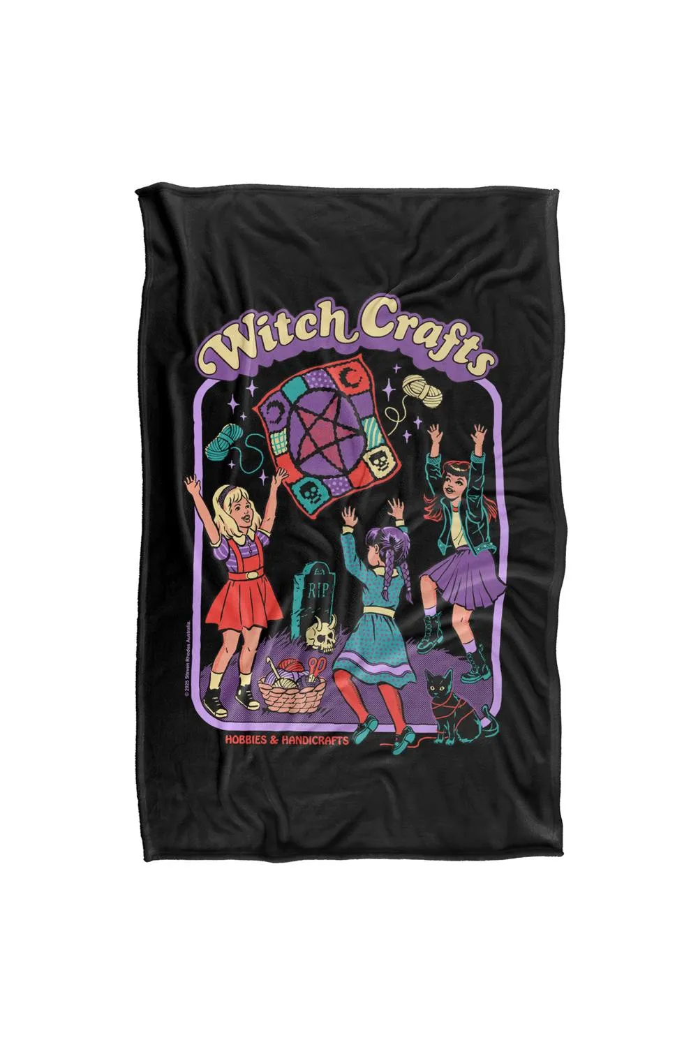 Steven Rhodes Witch Crafts Silky Touch Super Soft Throw Blanket