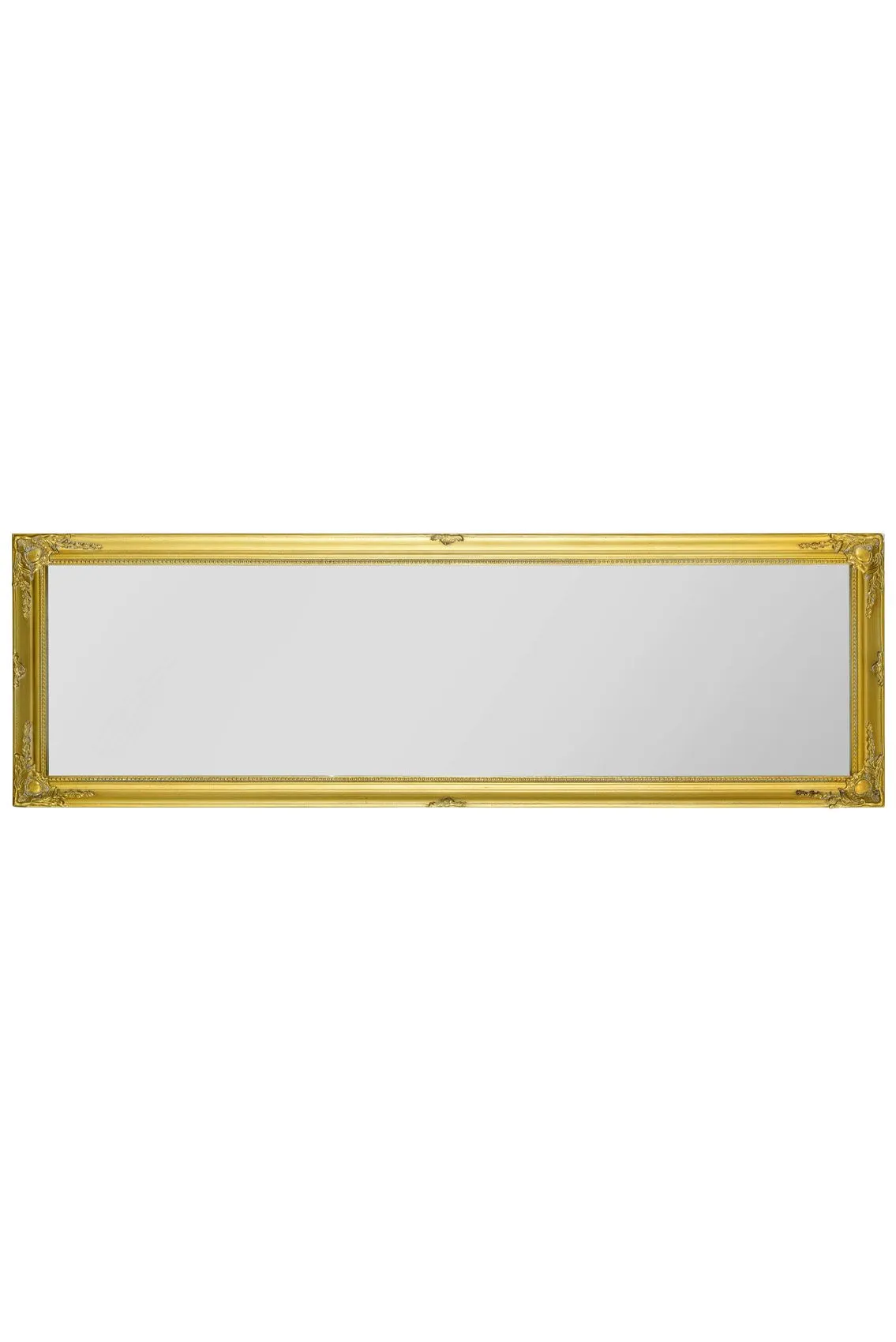 MirrorOutlet Fraser Gold Beaded Dress Mirror 122cm x 41cm 4