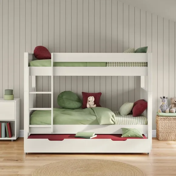 Classic Bunk Bed With Open Trundle 2