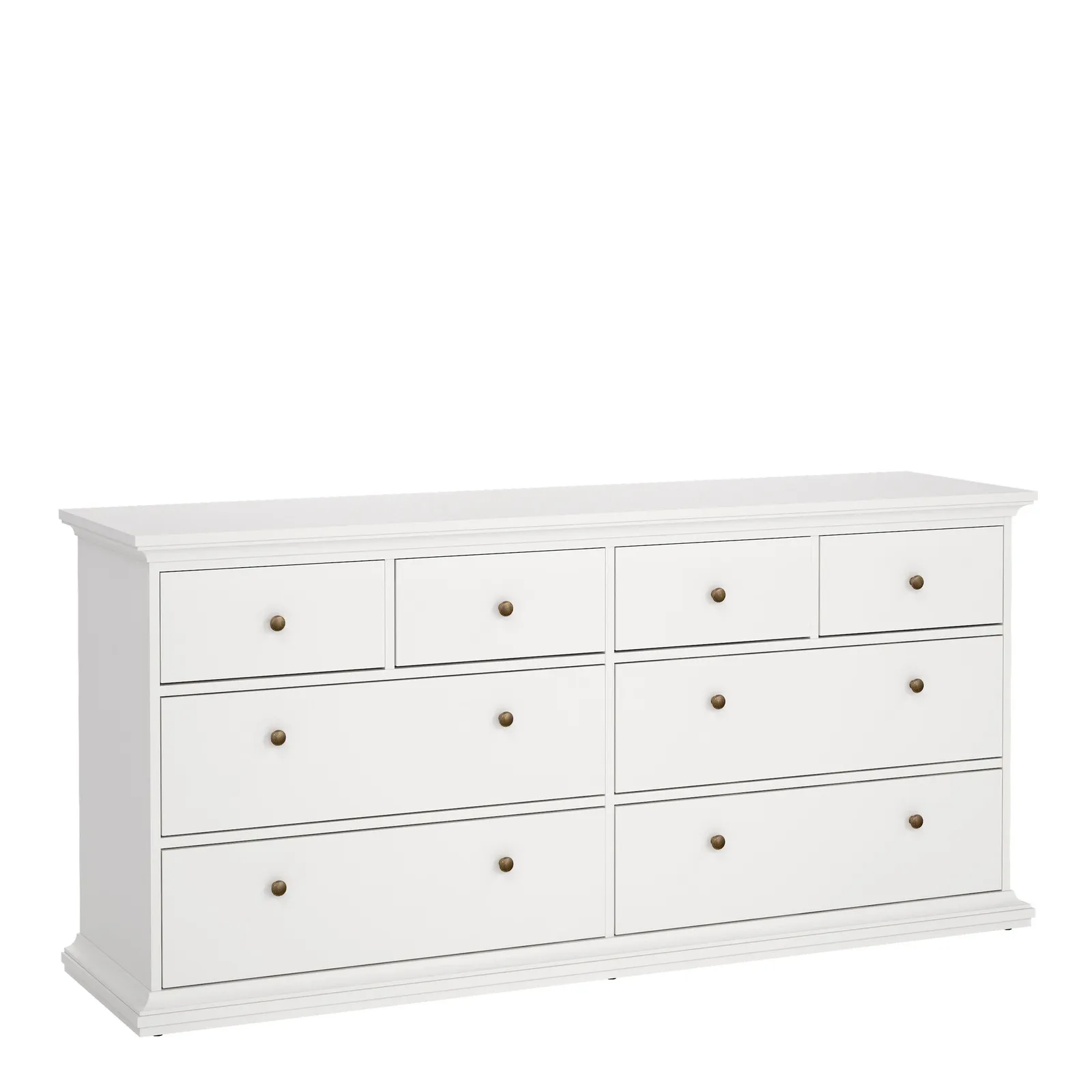 Furniture To Go Paris Chest of 8 Drawers in White