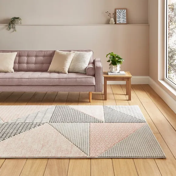 Catherine Lansfield Larsson Geo Rug 1