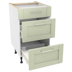 Wickes Ohio Sage Shaker Drawer Unit - 500mm 2