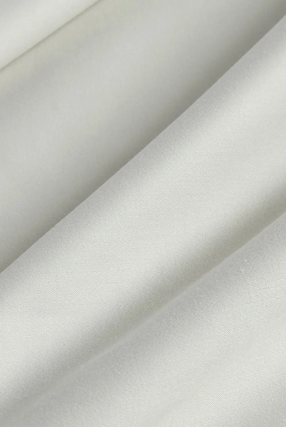 CHRISTY 500TC Premium Sateen Luxury Fitted Sheets in Ivory 4