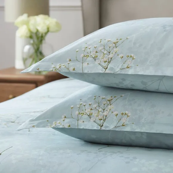 Dorma Gypsophilia 300 Thread Count 100% Cotton Standard Pillowcase Pair 3