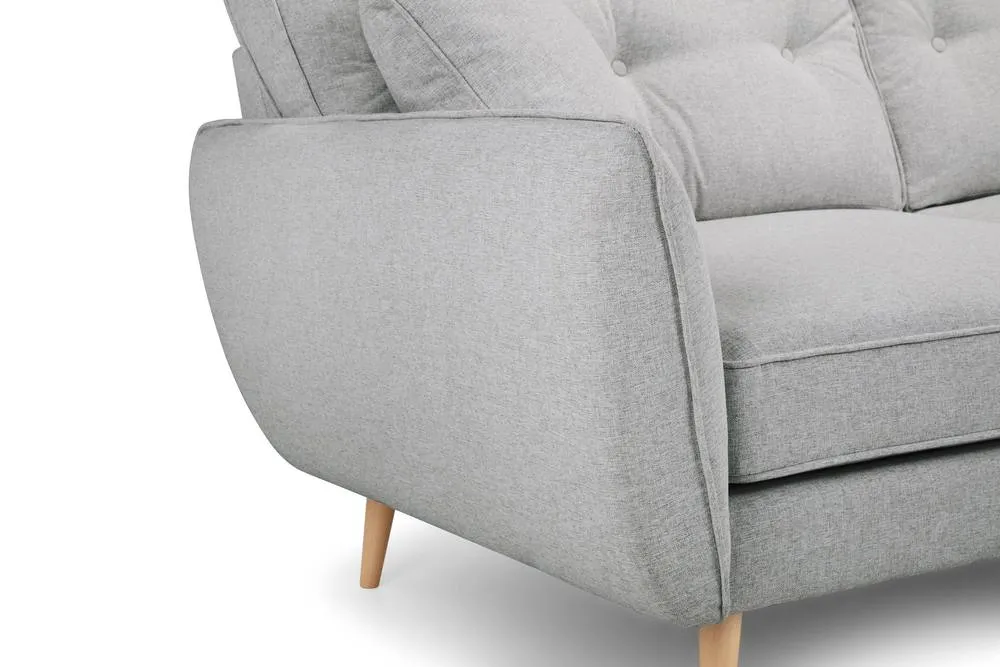 The Great Sofa Company Ailis Large Sofa Faro Ashen in Light Grey 4