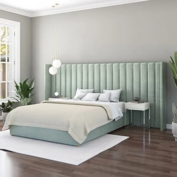 Grandeur Plush Velvet Headboard 1