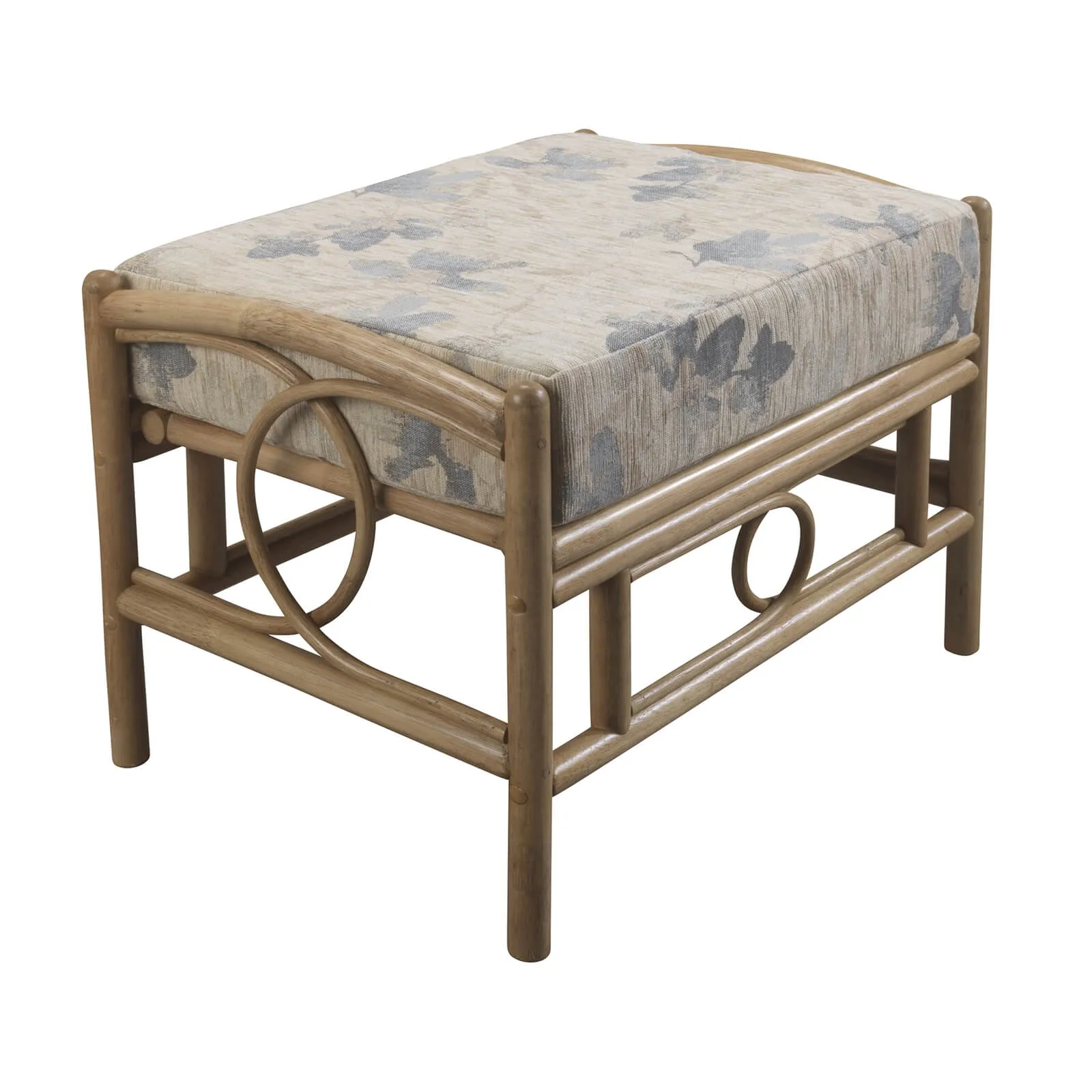 Madrid Footstool In Oasis