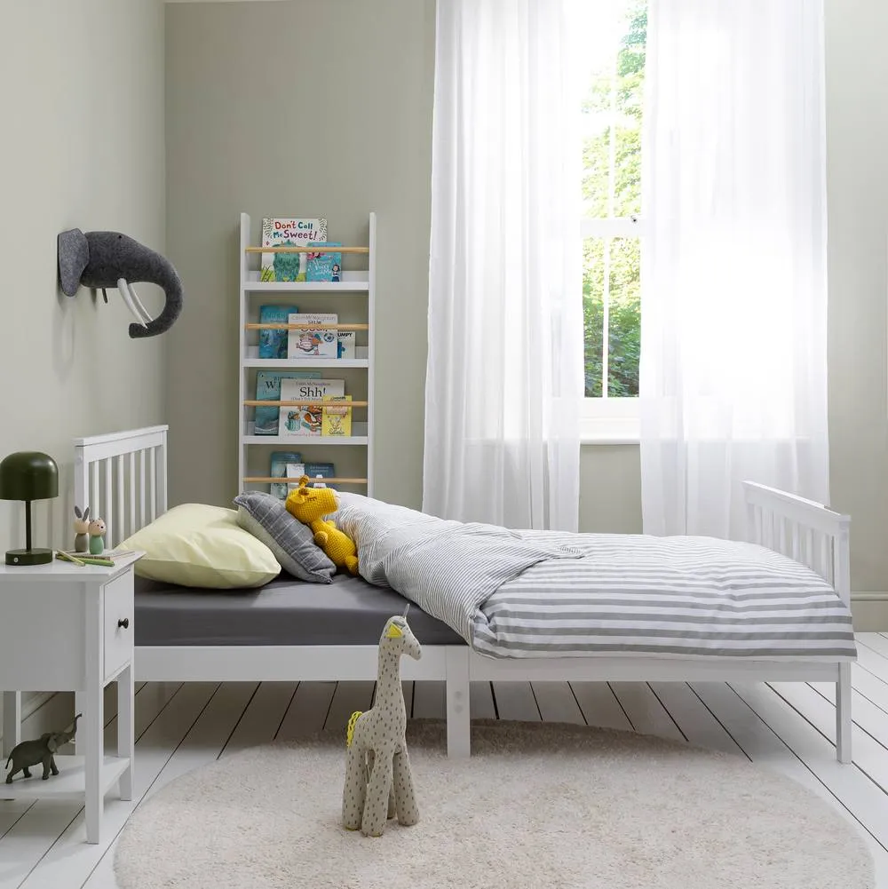 Nöa and Nani Otis Single Bed 3ft Frame in White 2