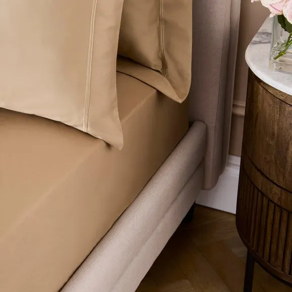 Dorma 800 Thread Count 100% Cotton Sateen Fitted Sheet 2