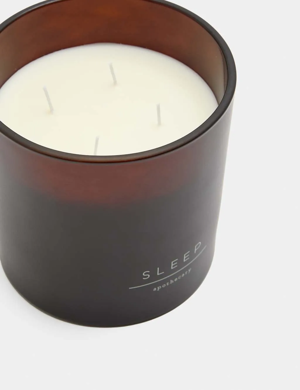 M&S Sleep 4 Wick Candle Amber