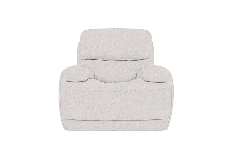 Rocco Fabric Rocker Manual Recliner Armchair with Power Headrests - R110 Sand